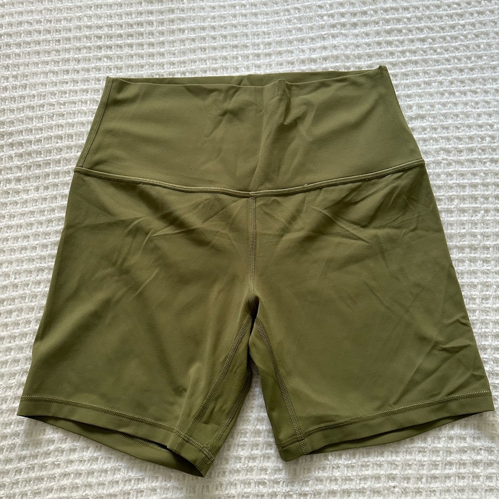 lululemon athletica Olive Green Athletic Shorts